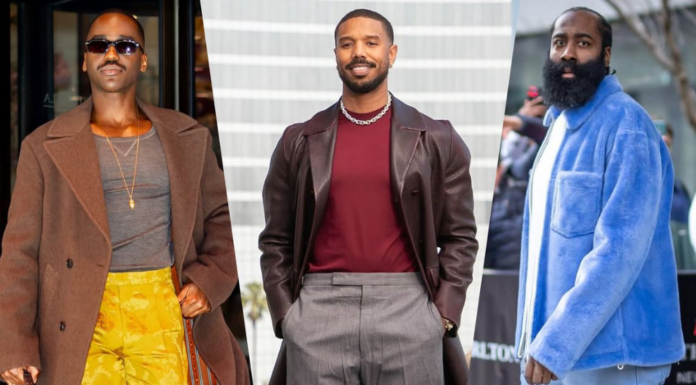 Here is the rewritten title: “Best-dressed black men showcase spring fashion inspiration.”