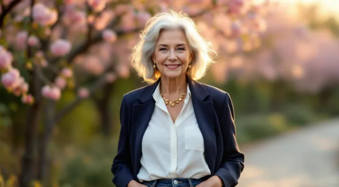 The wide-leg jeans trend empowered 73-year-olds to walk taller and feel more confident in their own style.