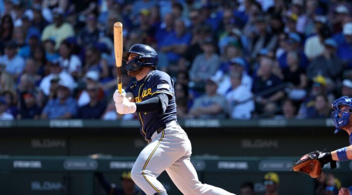 The Athletics defeated the Brewers 4-3 in a walkoff victory.