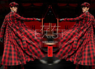 The designer’s checkered collection makes a bold fashion statement.