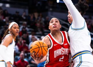 The No. 3 Ohio State women’s basketball team suffered a disappointing 29-point defeat, falling to the No. 2 UCLA Bruins 75-46 in a lopsided matchup.