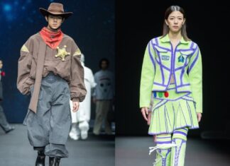 Toy Story-inspired costumes on the runway take cosplay to a new level.