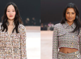 Bridgerton stars Yerin Ha and Simone Ashley attended the Chanel show during Paris Fashion Week alongside other celebrities like Camila Cabello, Dakota Fanning, and more.