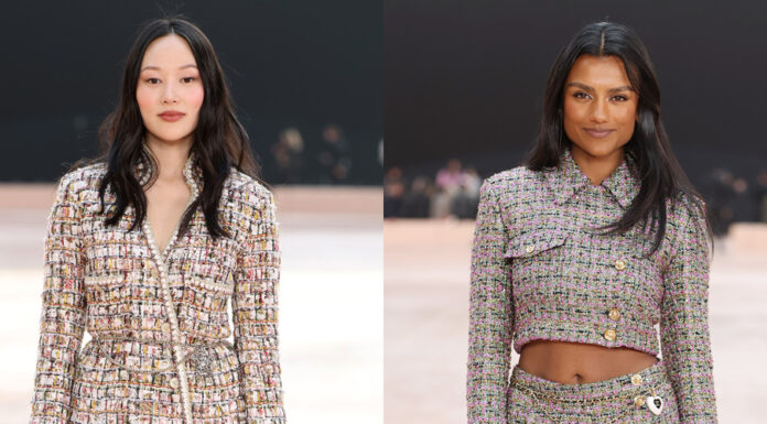 Bridgerton stars Yerin Ha and Simone Ashley attended the Chanel show during Paris Fashion Week alongside other celebrities like Camila Cabello, Dakota Fanning, and more.