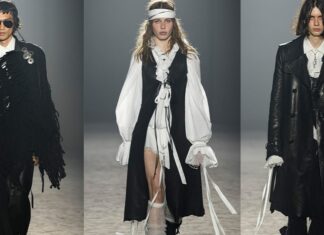 Belgian fashion designer Ann Demeulemeester presented her Fall/Winter 2025 collection at Paris Fashion Week.