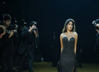 Janhvi Kapoor and designer Rahul Mishra combined traditional Bandhani print with a bodycon dress at Lakme Fashion Week.