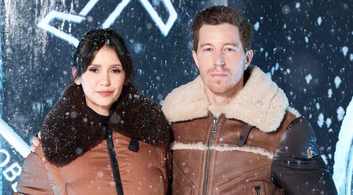 Nina Dobrev is “really proud” of her fiancé Shaun White for making his debut at Whitespace’s Fashion Week.