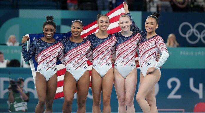 Jordan Chiles, an Olympian, is still given fashion advice by a fellow athlete.