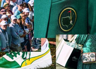 Masters fashion: Elegantly redefining quiet luxury under the shade of a majestic oak tree.