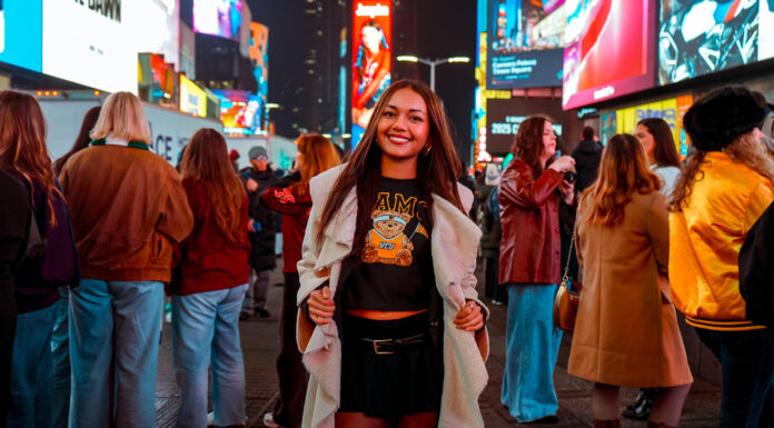 Nathalie Santis, a member of the Class of 2025, is leveraging her experiences and connections made at New York Fashion Week to build on her future endeavors.