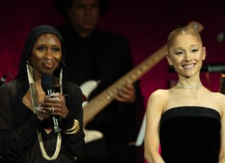 Ariana Grande and Cynthia Erivo pay tribute to the wicked in somber, fashionably styled performances.