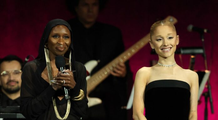 Ariana Grande and Cynthia Erivo pay tribute to the wicked in somber, fashionably styled performances.