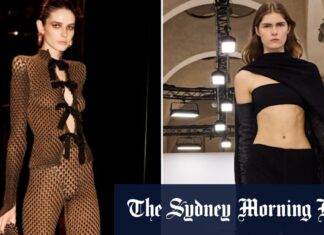 Skinny models are becoming increasingly popular in the fashion industry.