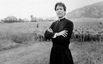 Bless Us Father, for we have sinned: Ralph de Bricassart, the iconic character from The Thorn Birds, is seen in the Fall 2025 collections.