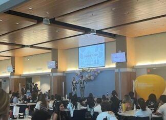 The third annual anatomy fashion show raised over $12,000 for a children’s hospital.