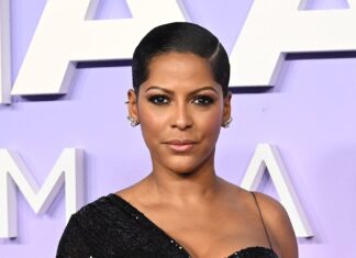 Tamron Hall made a serious fashion statement in a cut-out dress during a special anniversary show.