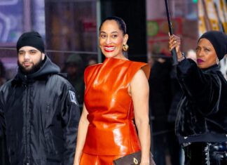 Tracee Ellis Ross shares her fashion forecast on Good Morning America, highlighting everything you need to shine in Entire Studios.