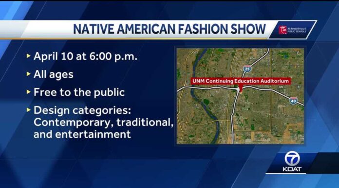 Albuquerque Public Schools is organizing a Native American fashion show in 2025.