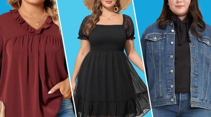 Amazon offers a selection of 10 stylish plus-size spring fashion must-haves starting from $17.