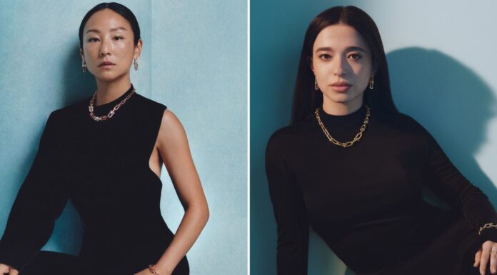 Tiffany is featured in a photo shoot with actresses Greta Lee and Mikey Madison.